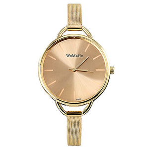 Candy color wrist watches women